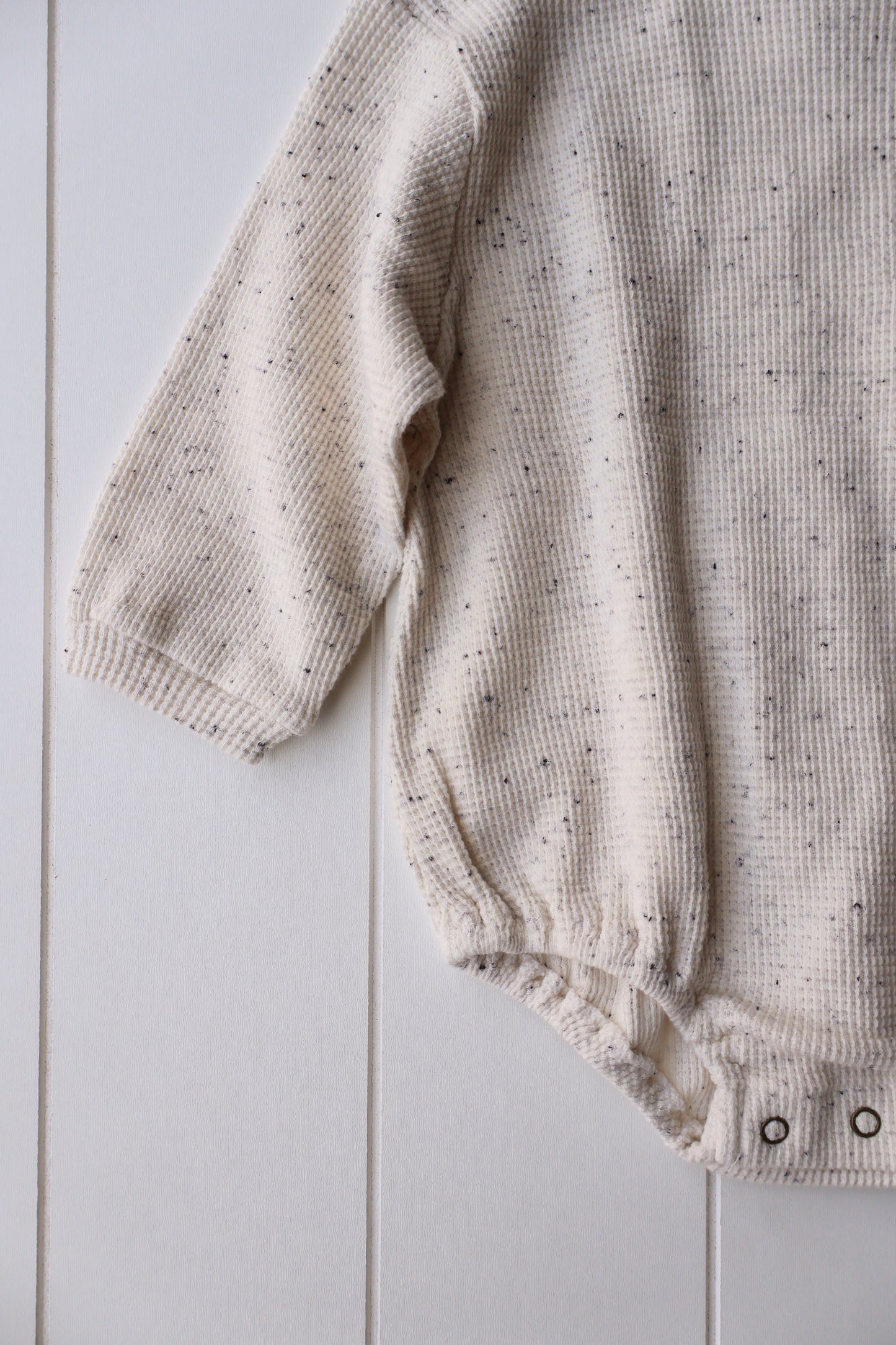 Speckle Waffle Bubble Onesie