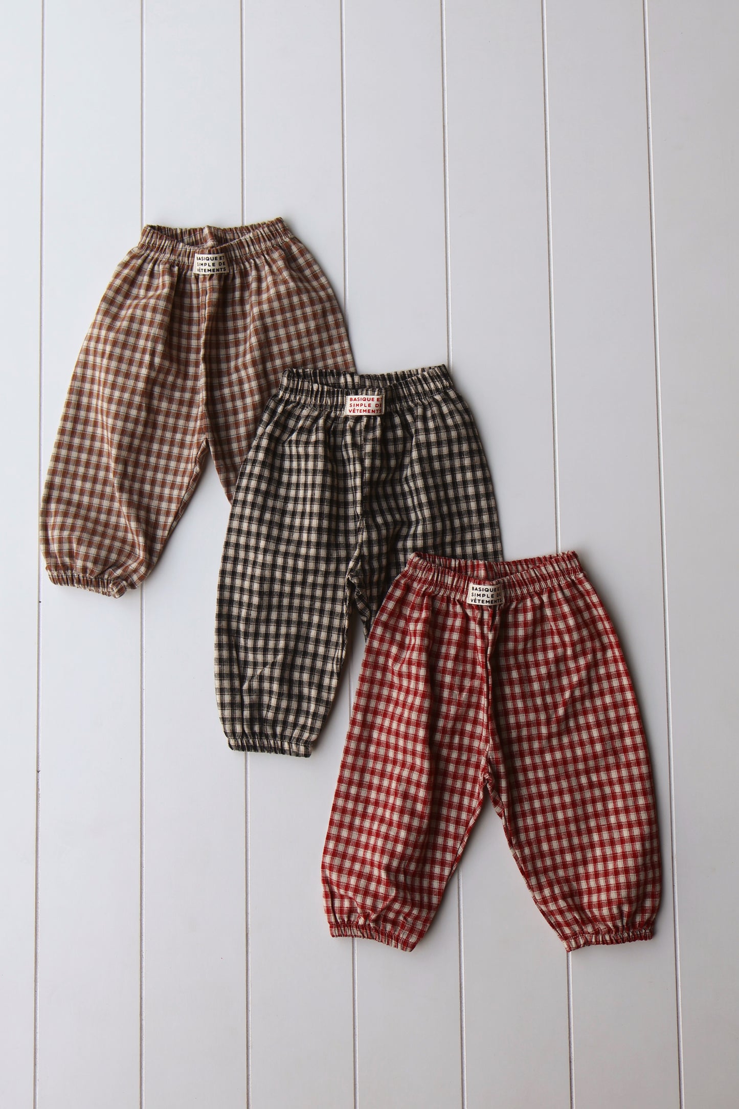 Gingham Fall Pants