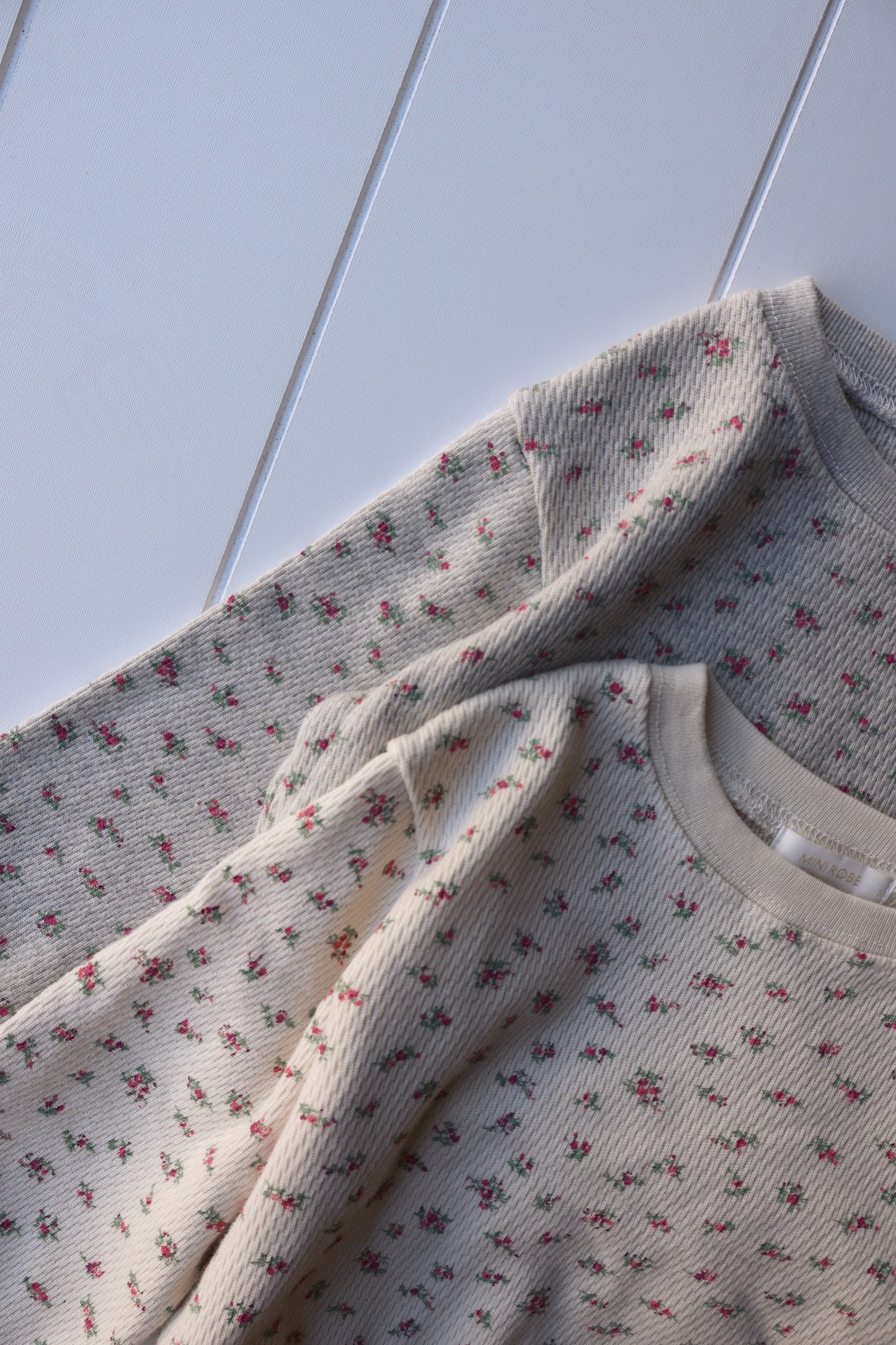 Floral Waffle Long Sleeve