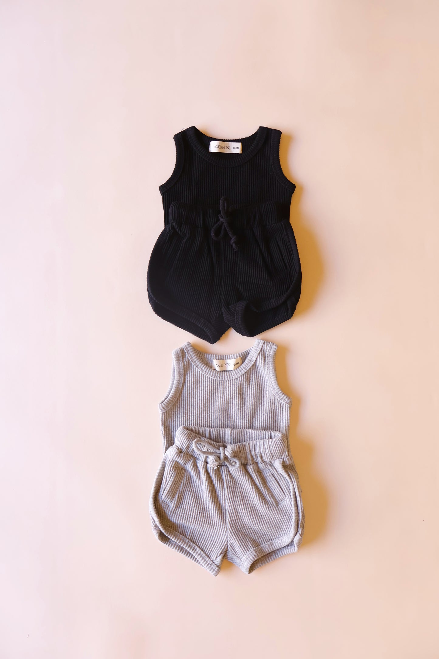 Ribbed Tank Short Set