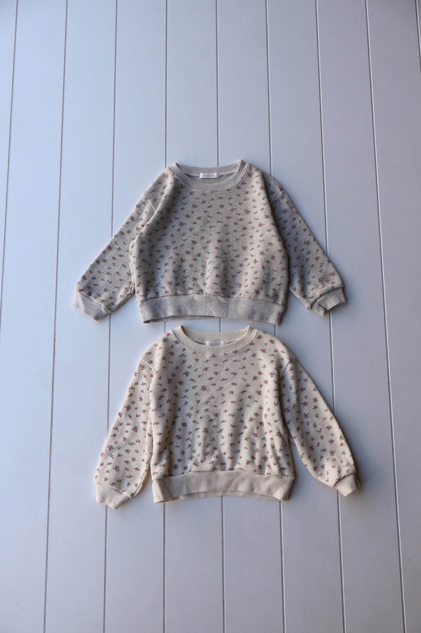 Floral Waffle Long Sleeve