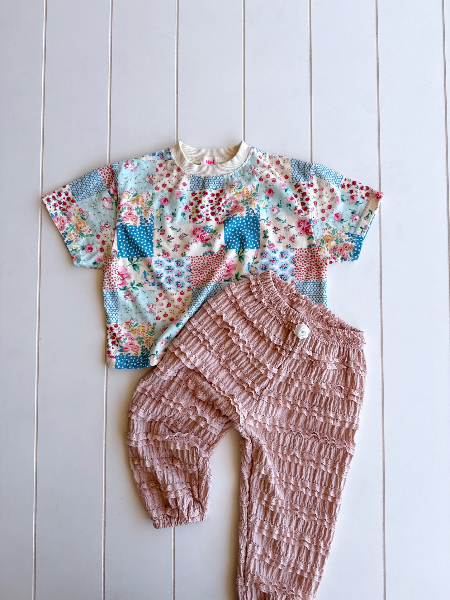 Quilted Foral Tee