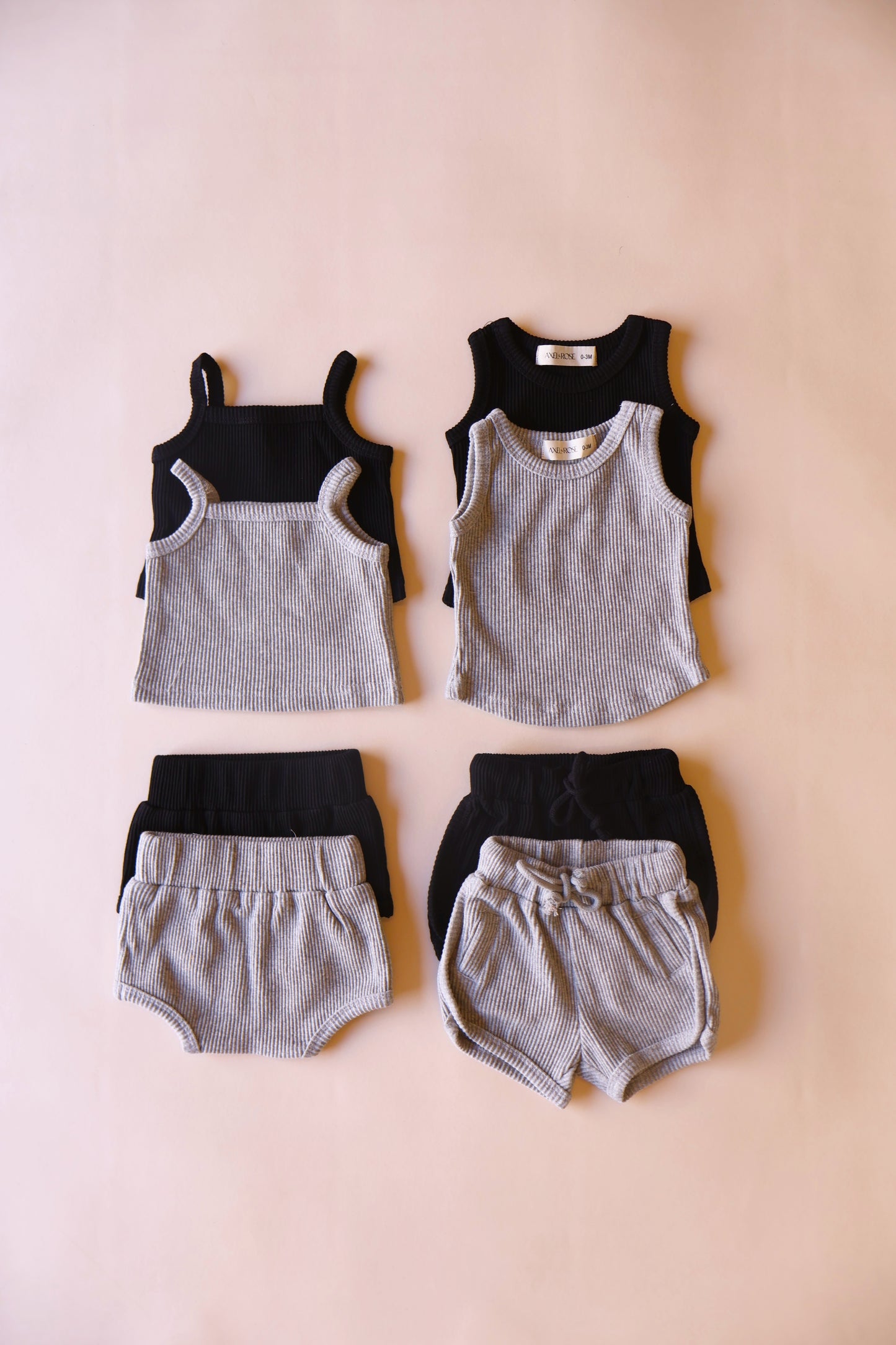 Ribbed Tank Short Set