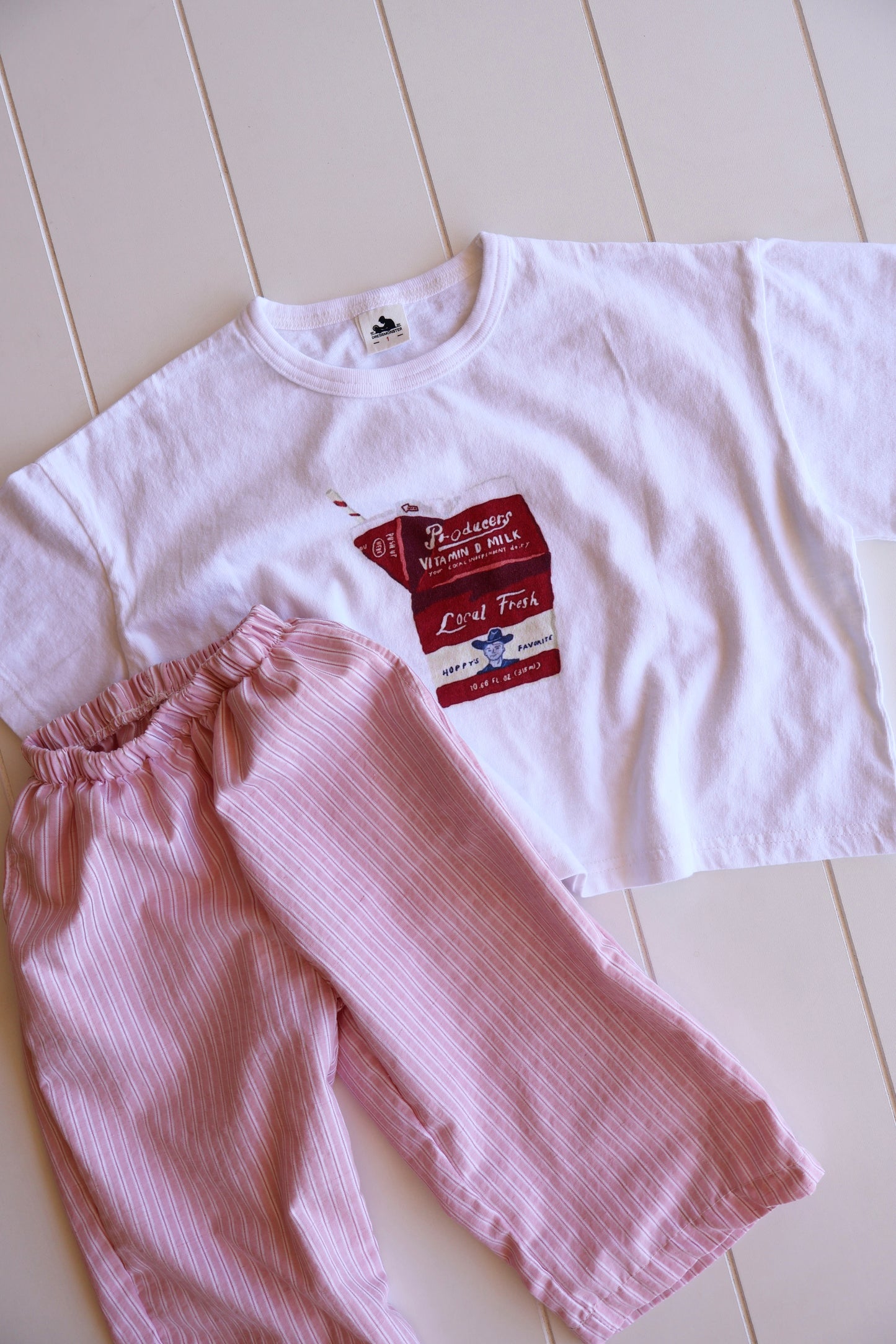 Stripe Flowey Spring Pants