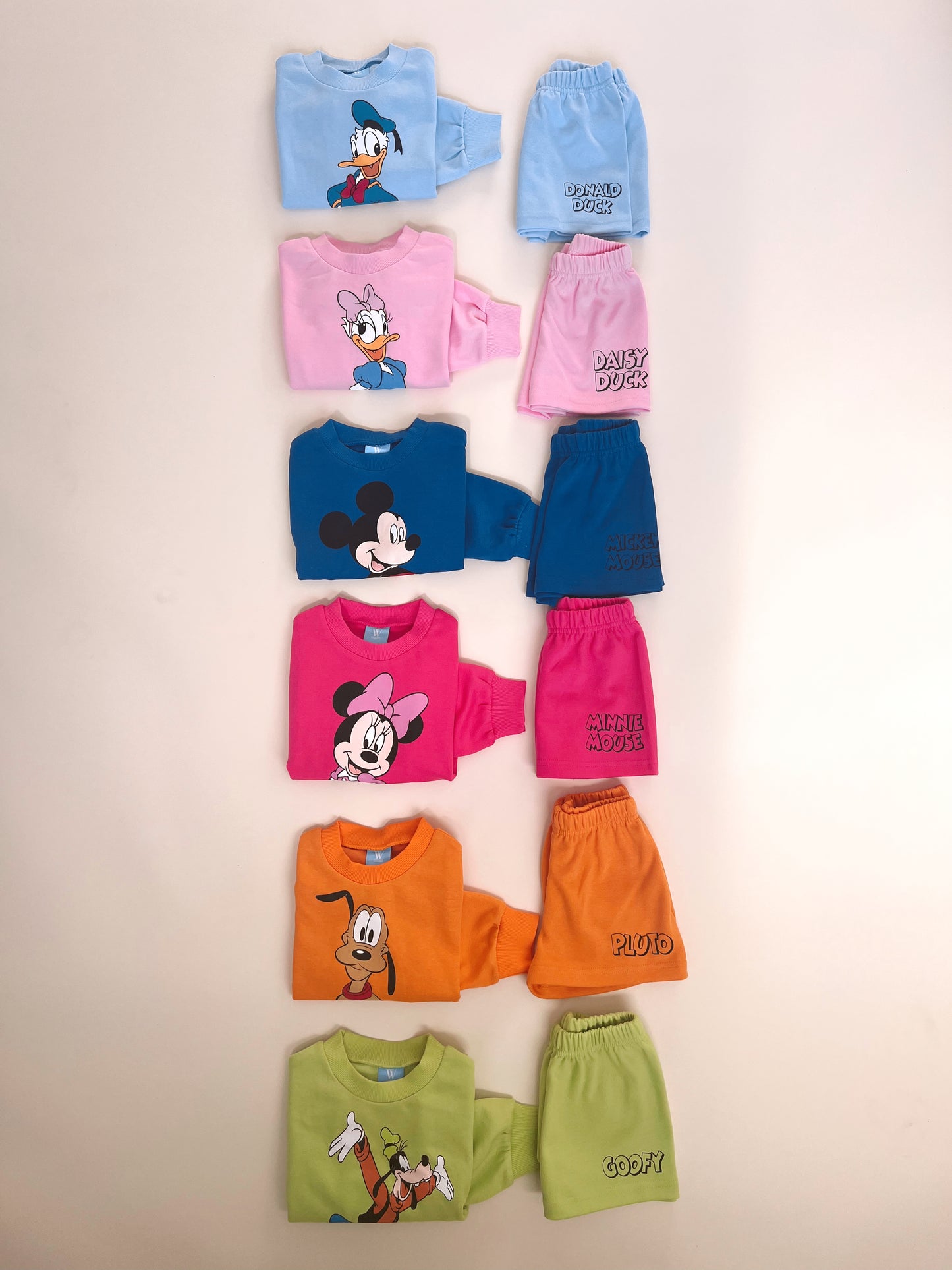 Disney Sweat Short Sets
