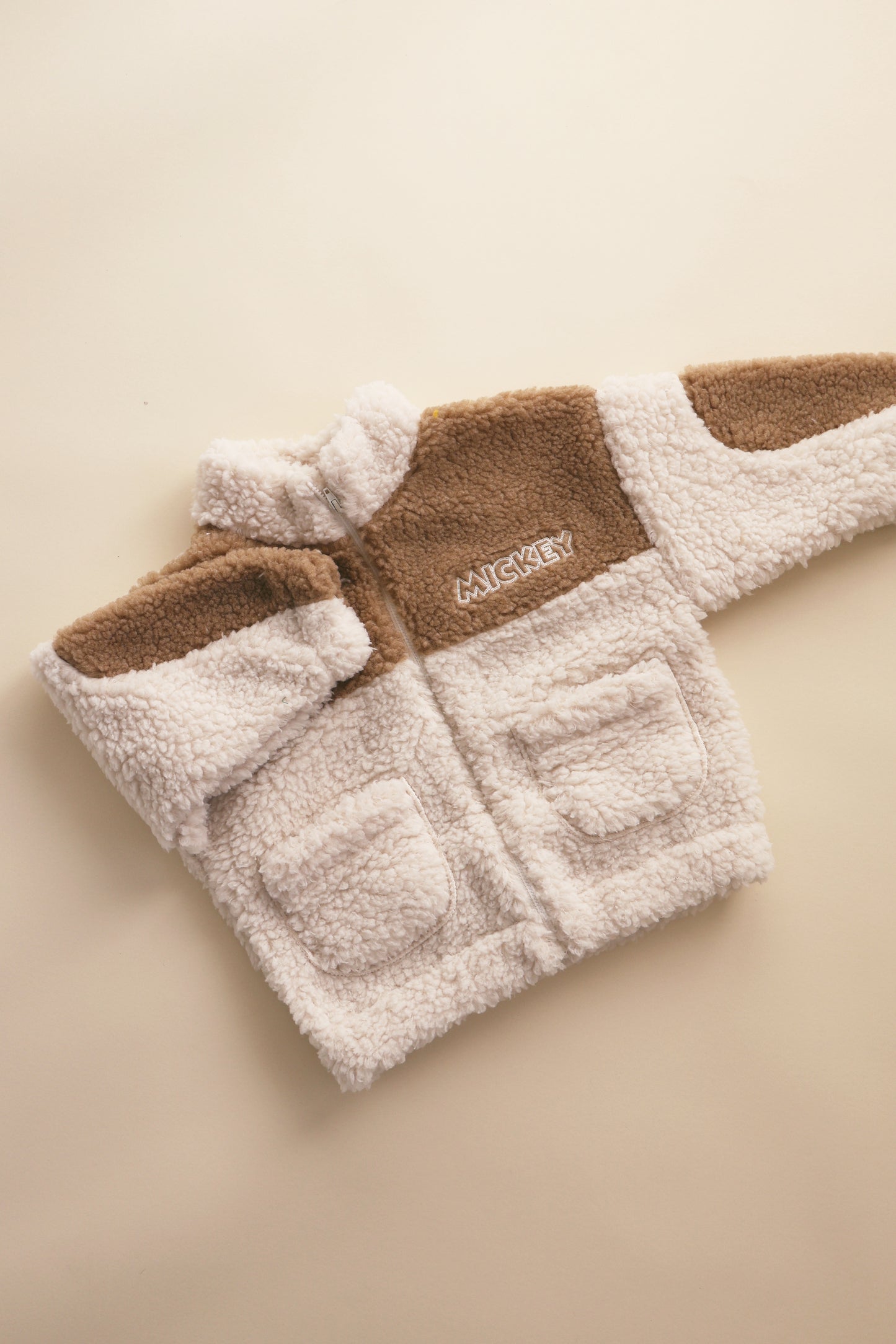 Sherpa Mickey Zip Up Jacket