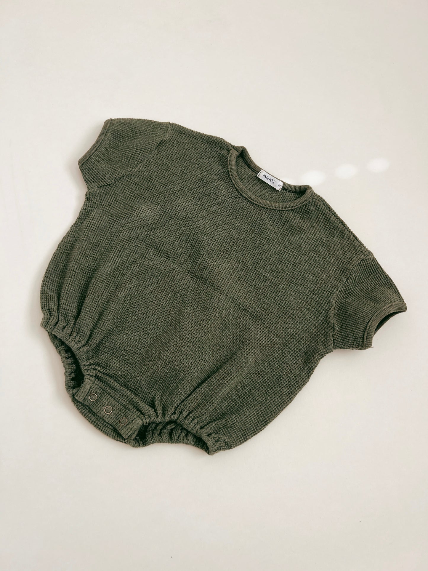 Axel & Rose Waffle Bubble Onesie