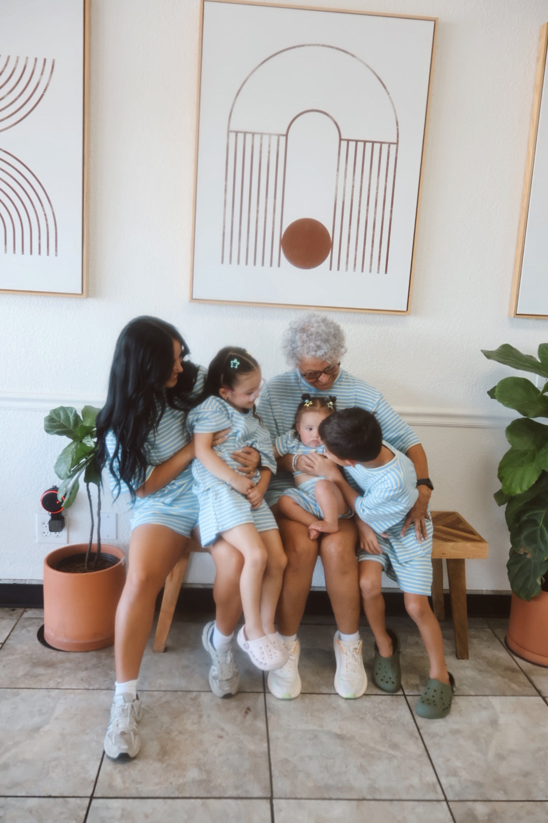 Blue/Yellow Stripe Mom Set PRE ORDER
