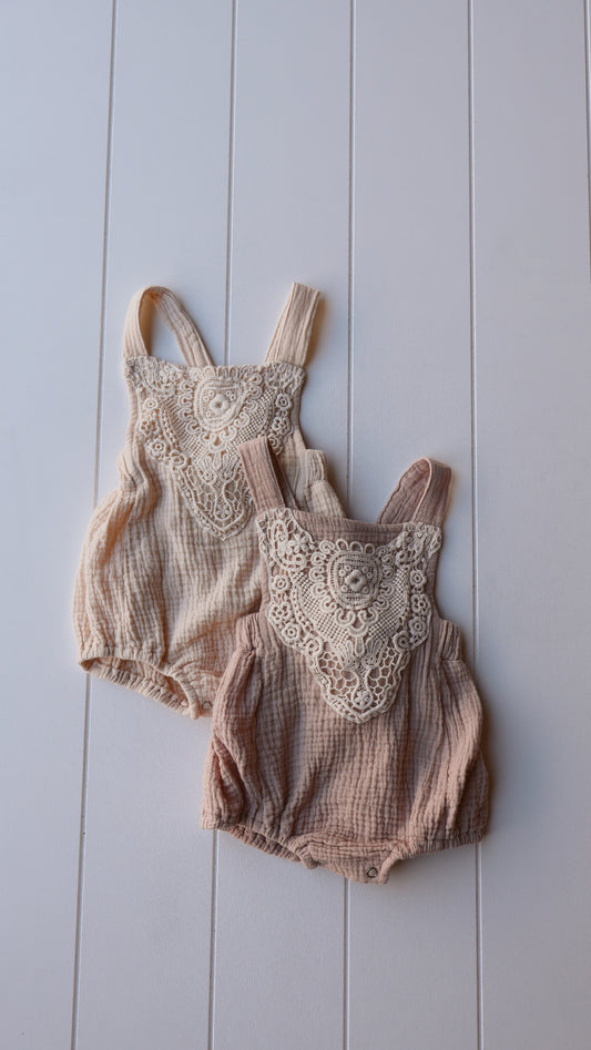 Lace Detail Onesie