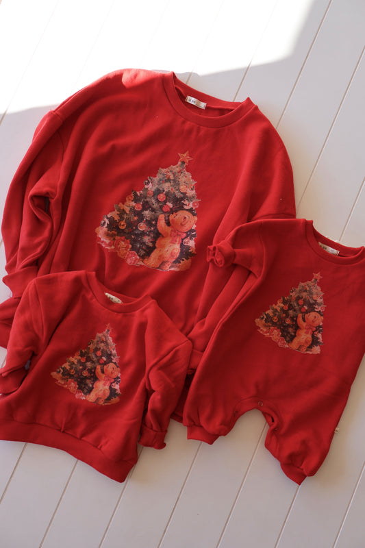 Christmas Bear Crew Neck / Jumpsuit