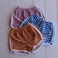 Terry Stripe Shorts