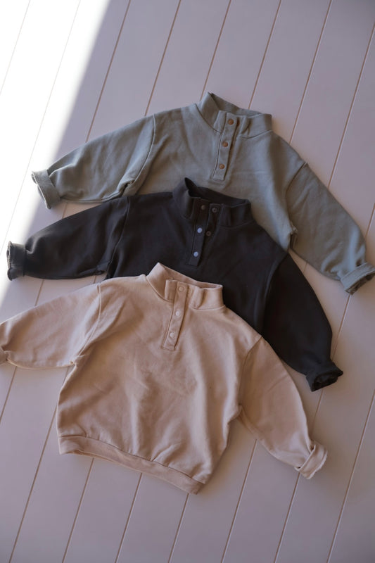 Neutral Mock Neck Sweater
