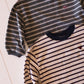 Grey & Navy Stripe