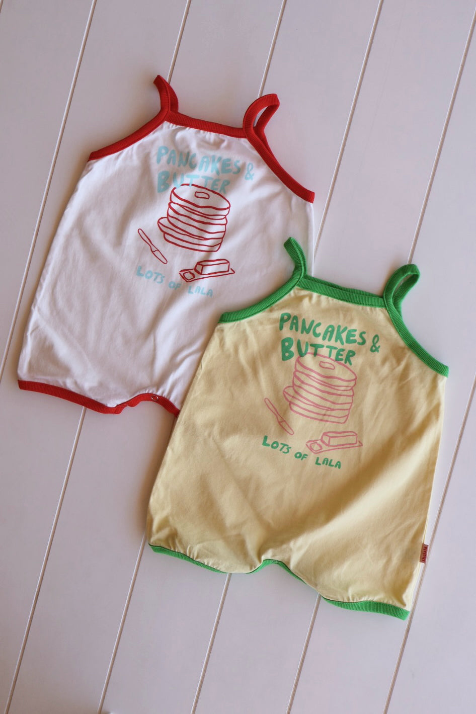 Pancakes & Butter Tee/Romper