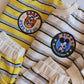 Mickey Stripe Embroidered Sweat Short Set