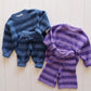 Knit Stripe Set