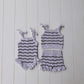 Spring Knit Ruffle Onesie