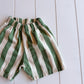 Green Stripe Shorts