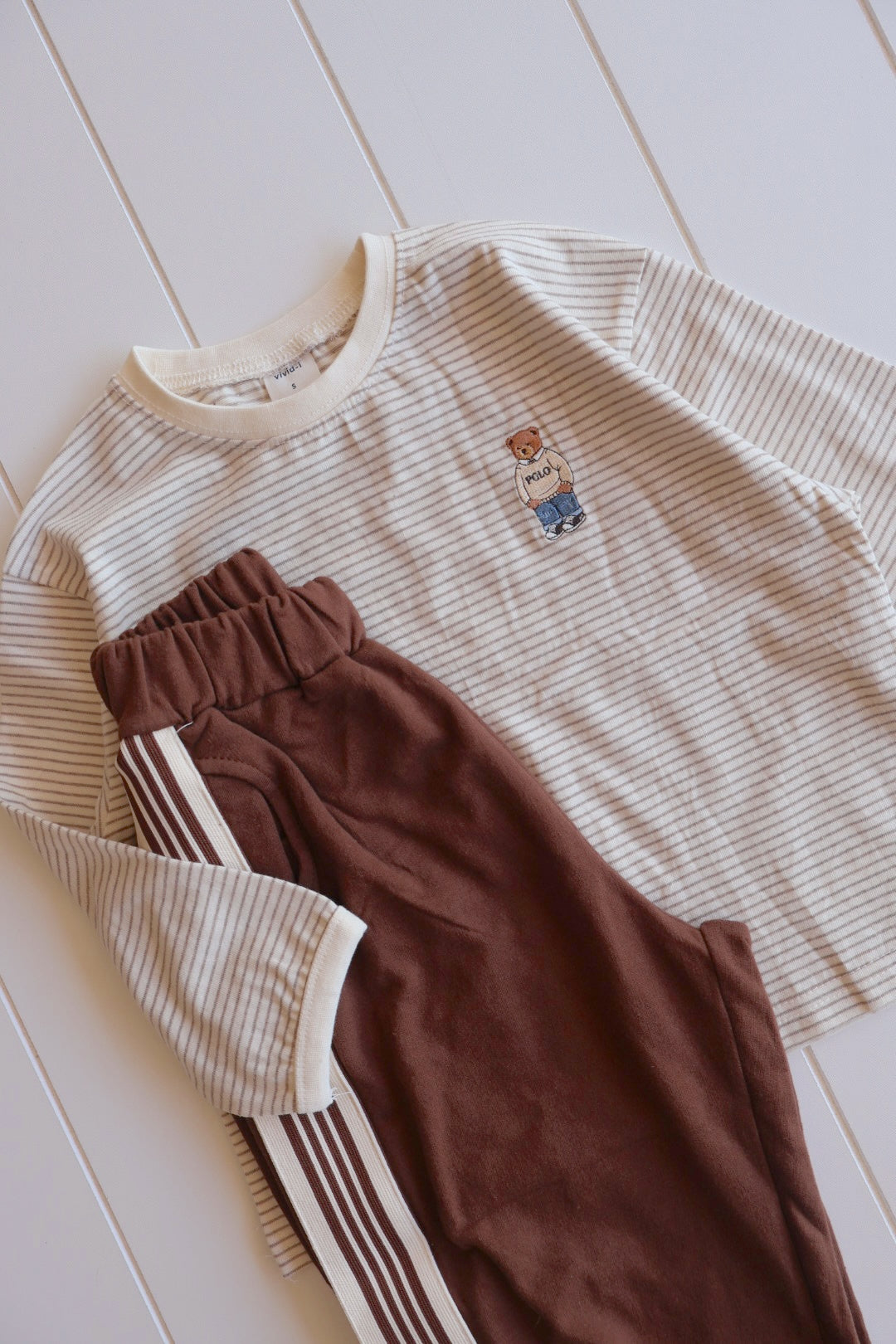 Teddy Stripe T Shirt