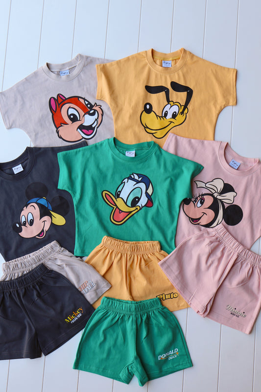Mickey & Friends Summer Short Set