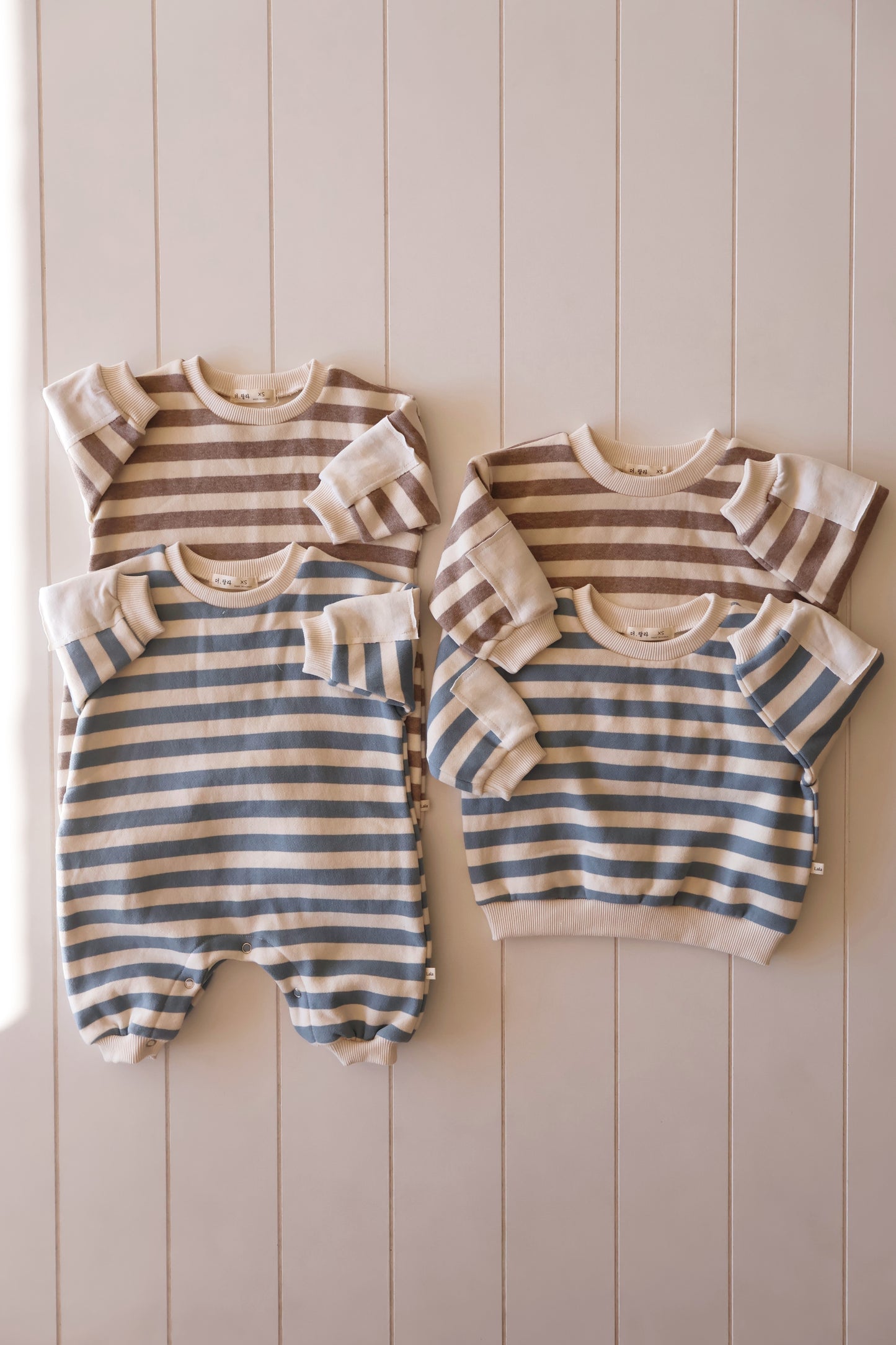 Thick Stripe Blue/Beige
