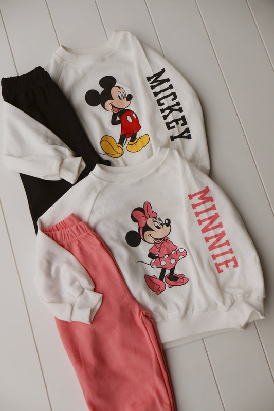 Minnie/Mickey Sweat Set