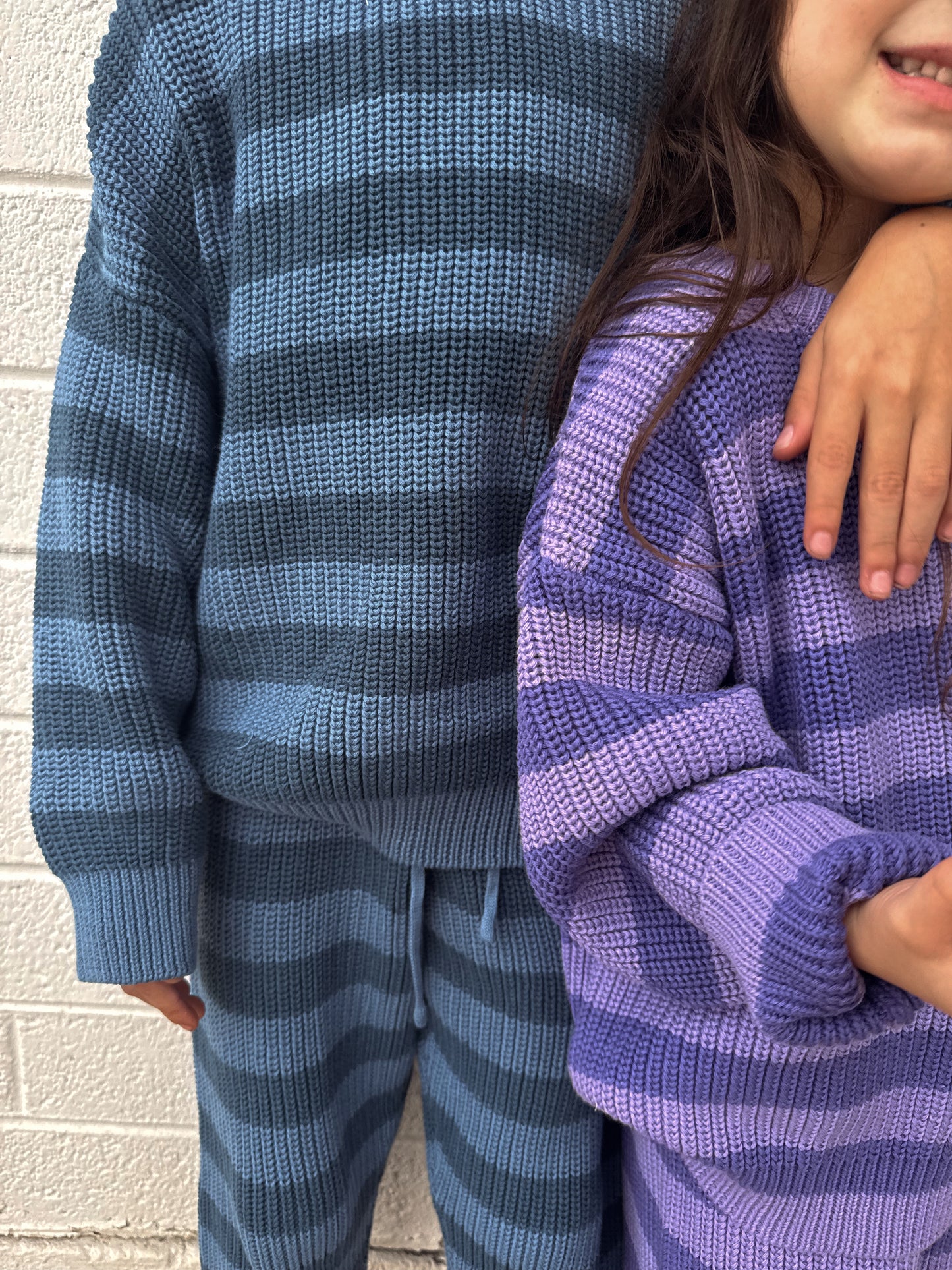 Knit Stripe Set