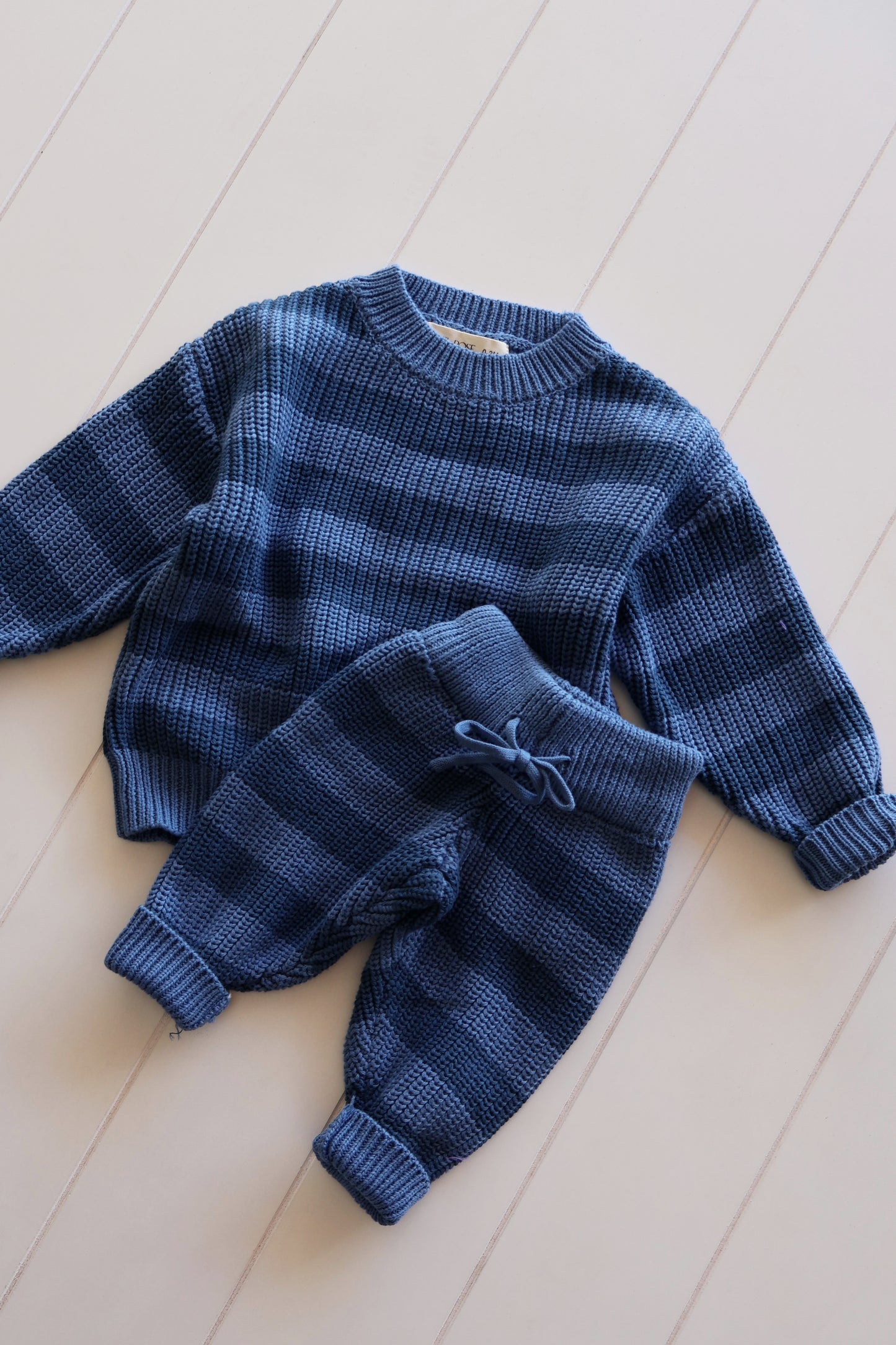 Knit Stripe Set