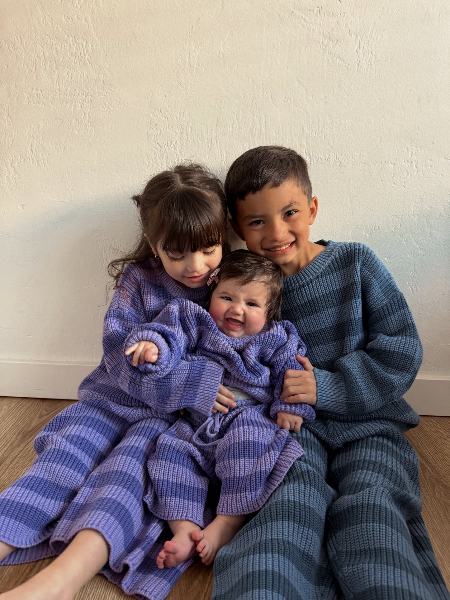 Knit Stripe Set