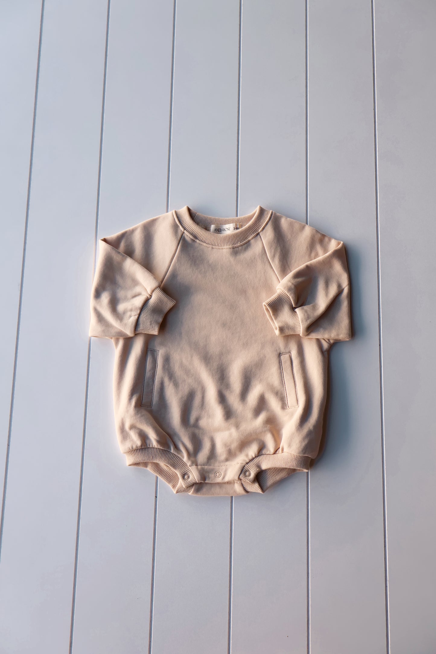 Neutral Sweatshirt Onesie