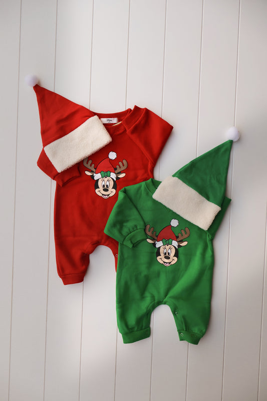 Disney Christmas Bodysuit With Hat