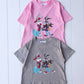 Looney Tunes Tee Pink and Grey
