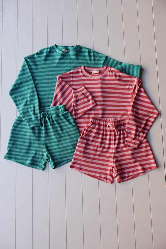 Mama Stripe Waffle Set