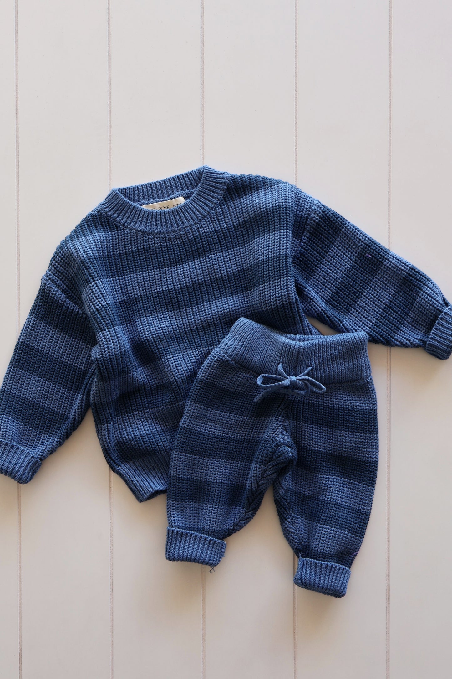Knit Stripe Set