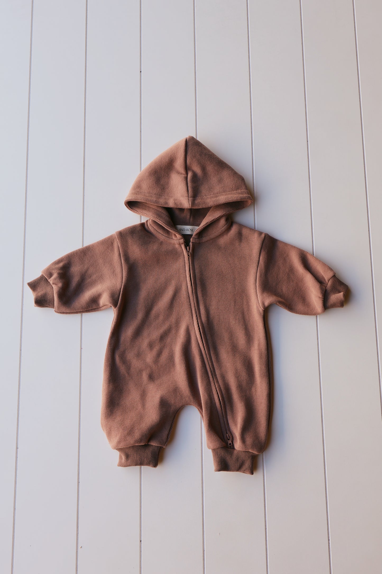 Zip Up Hooded Jumpsuit