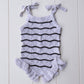 Spring Knit Ruffle Onesie