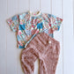 Quilted Foral Tee
