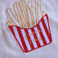 French Fries Embroidered Tee