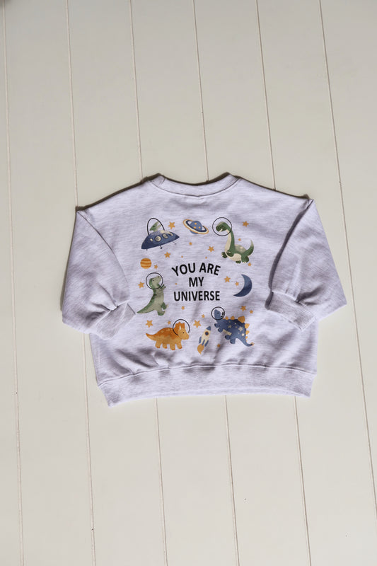 Space Dino Crew Neck