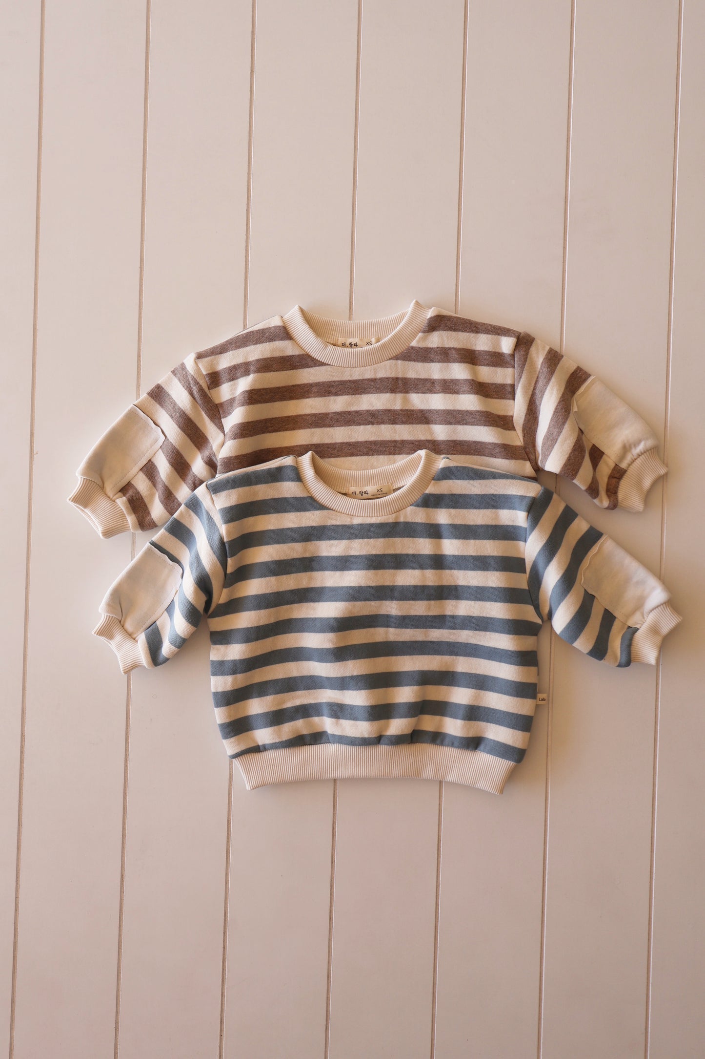 Thick Stripe Blue/Beige