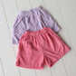 Polka Dot Terry Shorts