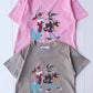 Looney Tunes Tee Pink and Grey