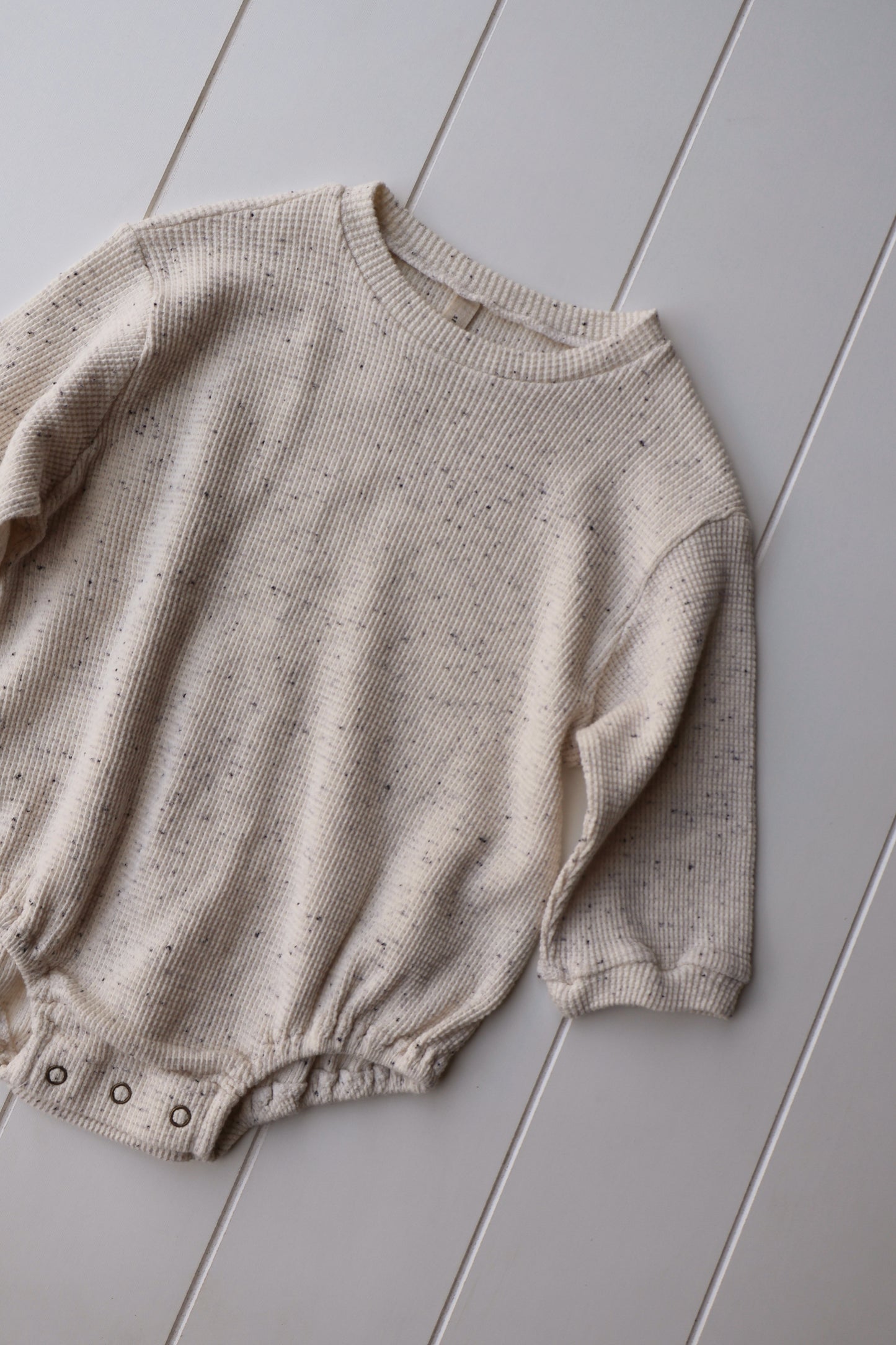 Speckle Waffle Bubble Onesie