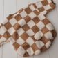 Checker Sherpa Bubble Onesie