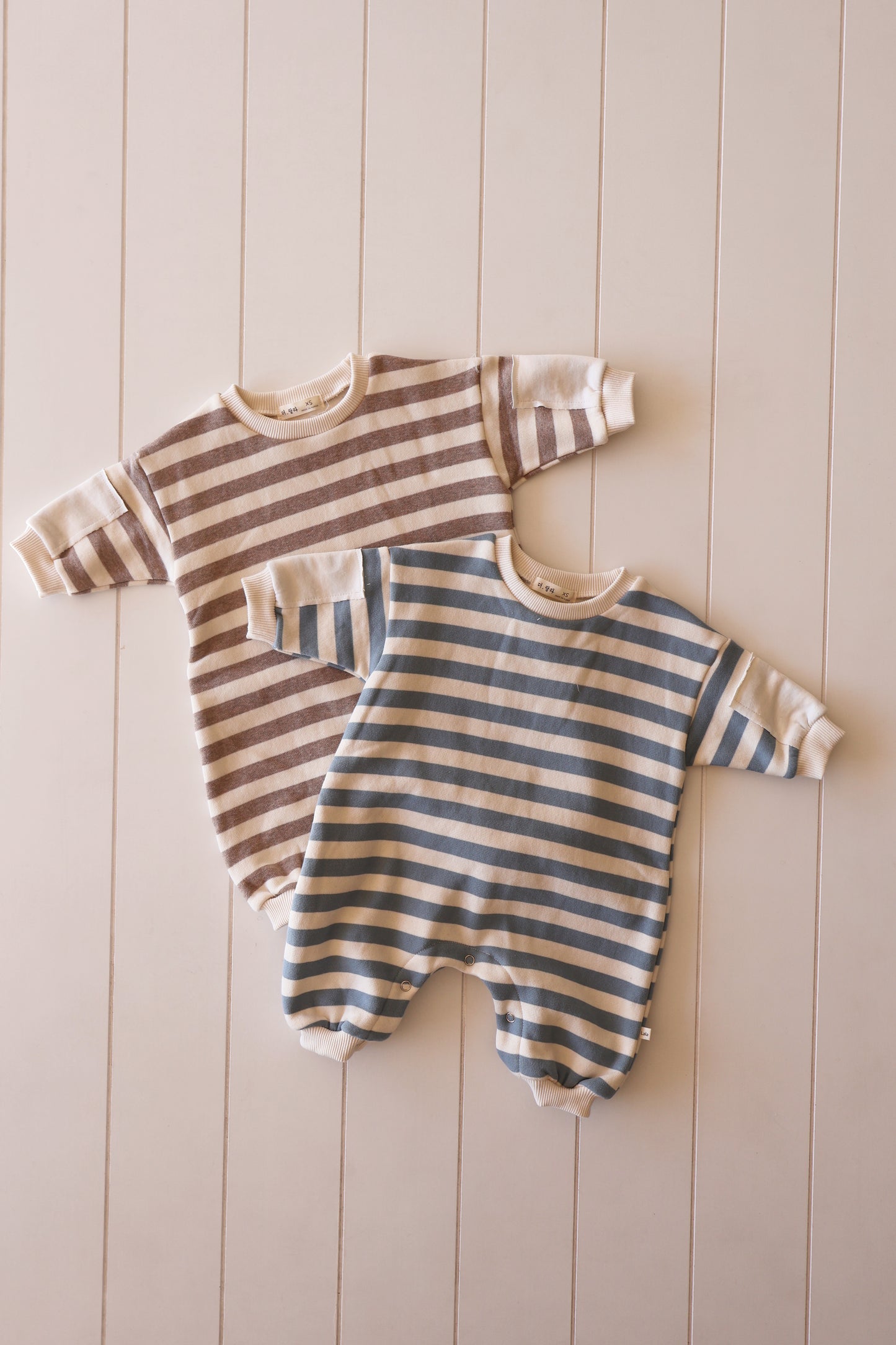 Thick Stripe Blue/Beige