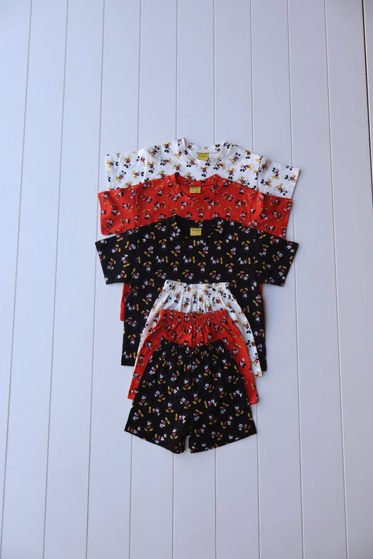 Mickey Printed Short Set