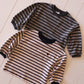 Grey & Navy Stripe