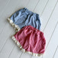 Gingham Lace Shorts