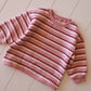 Pink Stripe Crew Neck