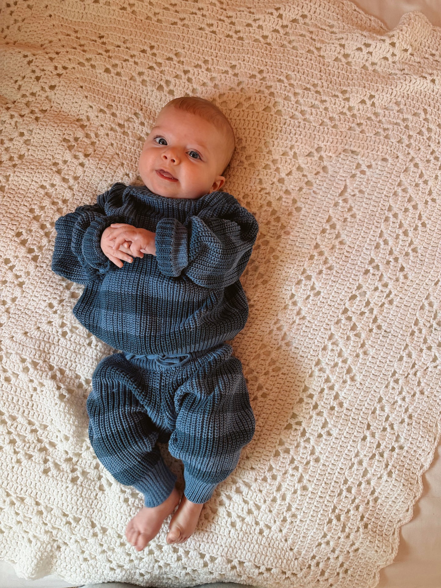 Knit Stripe Set